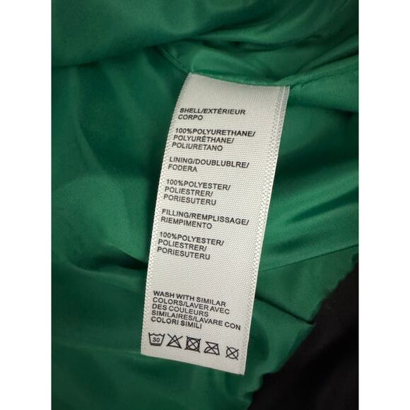 NWT Rebecca Minkoff Faux Leather Black Square Quilted Racer Jacket Women's Small - Picture 15 of 16